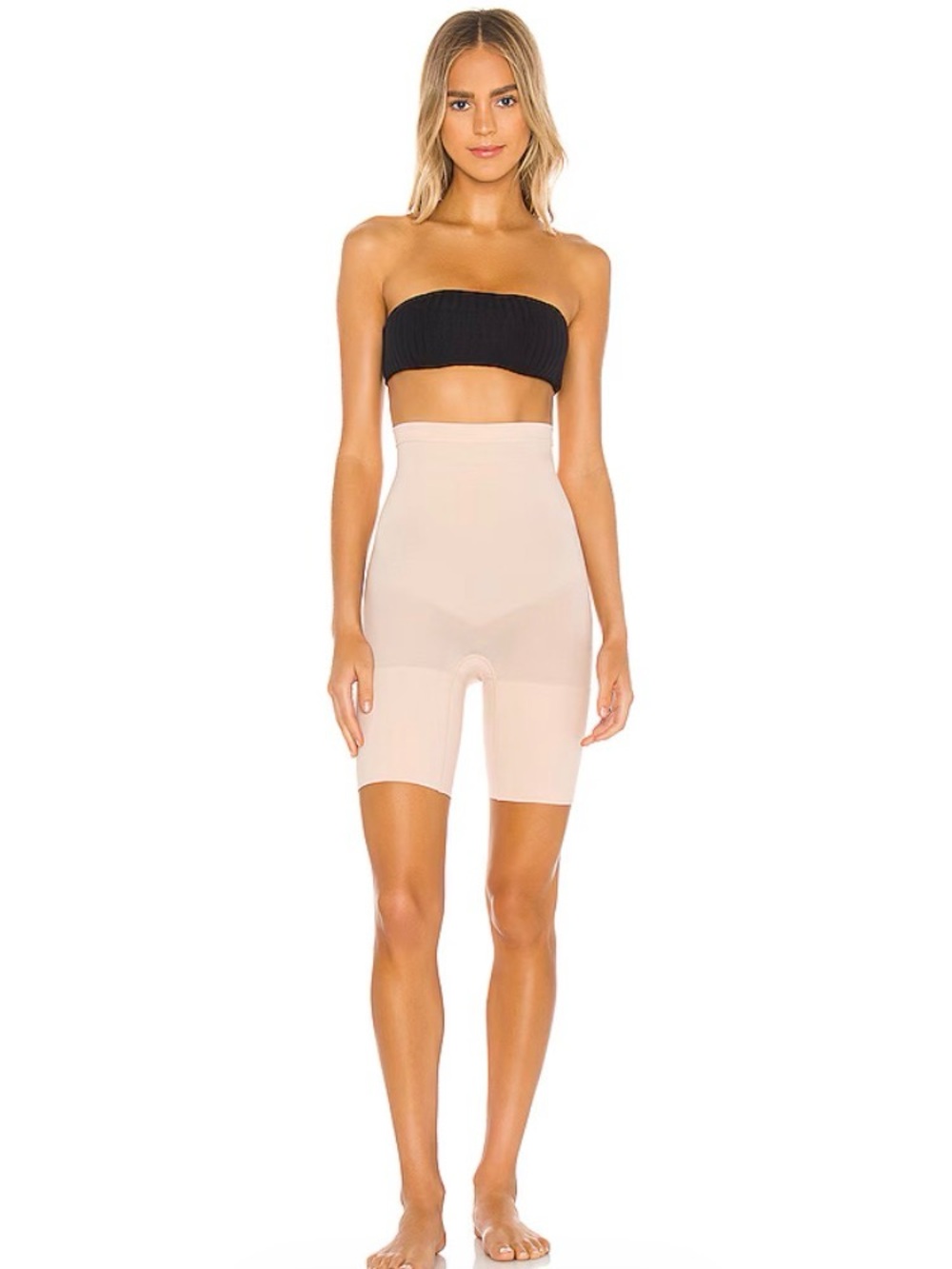 SPANX Higher Power Shaping Shorts Soft Nude